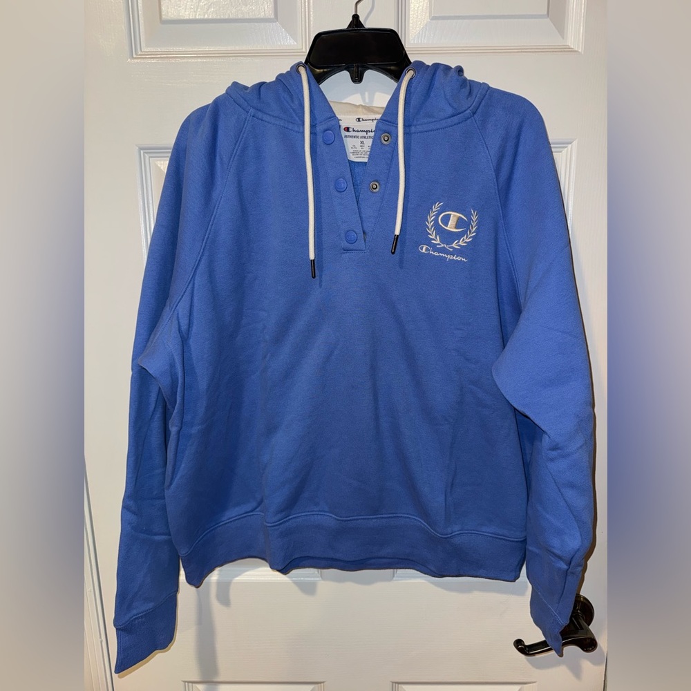 Champion Royal Blue Pullover Hoodie - Picture 1 of 3